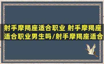 射手摩羯座适合职业 射手摩羯座适合职业男生吗/射手摩羯座适合职业 射手摩羯座适合职业男生吗-我的网站